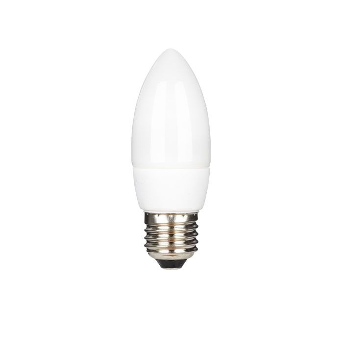 GE Energiesparlampe Kerze 7W E27 840 NODIM