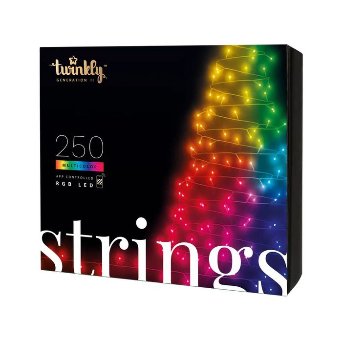 Twinkly LED-Lichterkette "STRINGS" 20m 250 LED's RGB Multicolor IP44