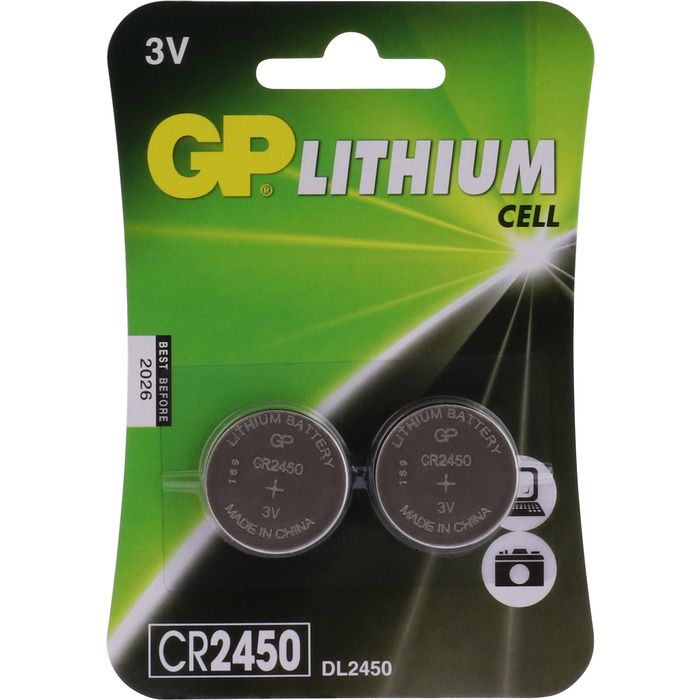 GP Knopfzelle CR2450 Lithium 3V